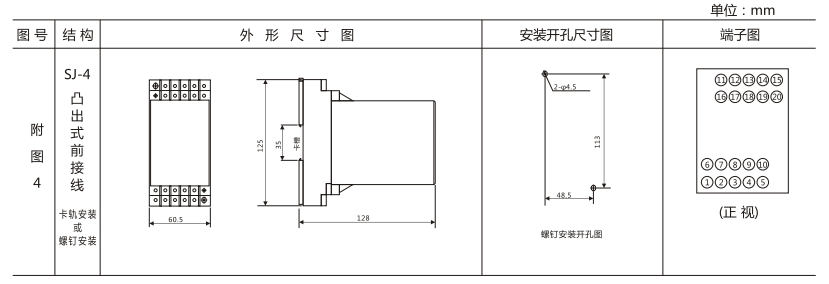 DZY(J)-419導(dǎo)軌式中間繼電器外形結(jié)構(gòu)及開孔尺寸圖 DZY(J)-419導(dǎo)軌式中間繼電器外形結(jié)構(gòu)及開孔尺寸圖